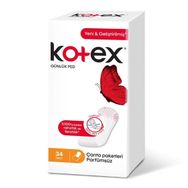 Kotex 34 Adet İnce Parfümsüz Günlük Ped