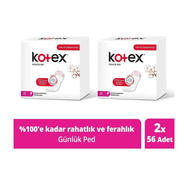 Kotex Günlük 2x56 Normal Ped