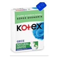 Kotex Natural Quadro Gece 12x14 Adet Hijyenik Ped