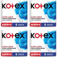 Kotex Natural Ultra Gece 4x6 Hijyenik Ped