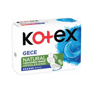 Kotex Natural Ultra Single Gece 6 Adet Ped