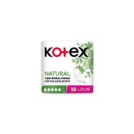 Kotex Natural Ultra Süper Ekonomik Paket Uzun 18'li Ped
