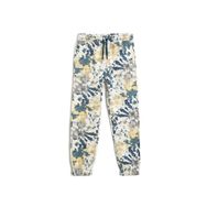 Koton 09C Erkek Çocuk Yeşil Desenli Batik Desenli Jogger Cepli Beli Bağlamalı Eşofman Altı