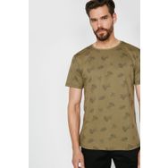 Koton 0KAM14412OK Yeşil Desenli Erkek T-Shirt
