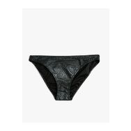 Koton 3SAK00002MK Siyah Desenli Kadın Bikini Altı