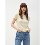 Koton 3SAK50384EK161 Sarı Kadın T-Shirt