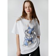 Koton 3SAL10058IK Ekru Kadın T-Shirt