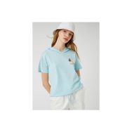 Koton 3SAL10081IK Mavi Kadın T-Shirt