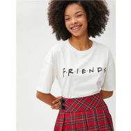 Koton 3SAL10199IK Ekru Kadın T-shirt