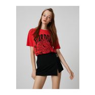 Koton 3SAL10208IK401 Kırmızı Kadın T-Shirt
