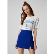 Koton 3SAL10253IK Ekru Kadın T-Shirt