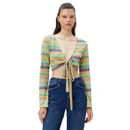 Koton 3SAL10290IK Geometrik Desenli Kadın T-shirt