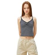 Koton 3SAL30044IK7S1 Lacivert Kadın Crop Atlet