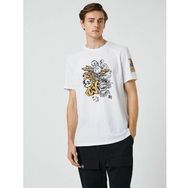 Koton 3SAM10038HK Beyaz Erkek T-shirt