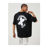 Koton 3SAM10075HK Siyah Erkek T-Shirt