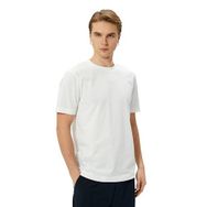 Koton 3SAM10182HK 000 Beyaz Erkek Viskoz Jersey Basic Kısa Kollu O Yaka T-Shirt