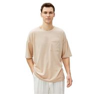 Koton 3SAM10265HK057 Bej Erkek T-Shirt