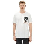 Koton 3SAM10338HK Kırık Beyaz Erkek T-shirt