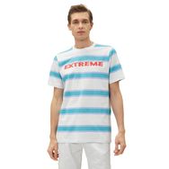 Koton 3SAM10367HK6S8 Turkuaz Erkek T-Shirt