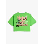 Koton 3SKG10182AK Yeşil Baskılı Kız Çocuk T-Shirt