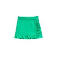 Koton 3SKG70006AW814 Yeşil Kız Çocuk Mini Etek