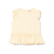 Koton 3SMG60005AW Sarı Fırfırlı Kız Bebek Bluz