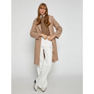 Koton 3WAK00072EW Bej 050 Kadın Polyester Outerwear Kaban