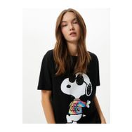 Koton 4SAL10025IK Siyah Kadın T-shirt