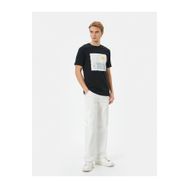 Koton 4SAM10059HK 999 Siyah Jersey Kısa Kollu Erkek T-shirt