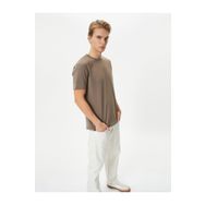 Koton 4SAM10160HK Bej Erkek T-shirt