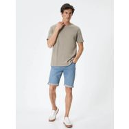 Koton 4SAM40312ND 600 Açık Indigo Denim Erkek Şort