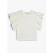 Koton 4SKG10035AK Beyaz Kız Çocuk Bluz