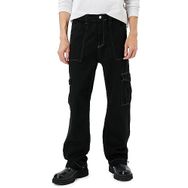Koton 4WAM40193ND Siyah Normal Bel Cep Detaylı Jean Erkek Pantolon