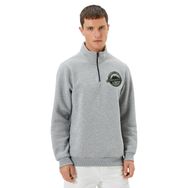 Koton 4WAM70031MK Gri Baskılı Erkek Sweatshirt