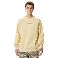 Koton 4WAM70116MK Ekru Slogan Baskılı Bisiklet Yaka Erkek Sweatshirt