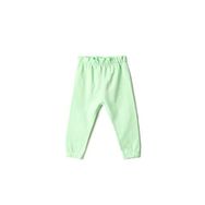 Koton 752 Kız Bebek Yeşil Basic Jogger Beli Büzgülü Lastikli Şardonlu Eşofman Altı