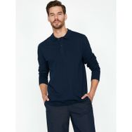 Koton 7YAM11928LK Lacivert Polo Yaka Erkek T-Shirt