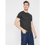 Koton 8YAM11582MK Siyah Kısa Kollu Bisiklet Yaka Erkek T-Shirt