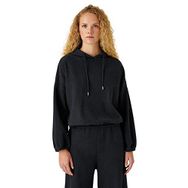 Koton 931 Kadın Antrasit Kapüşonlu Lastik Detaylı Sweatshirt