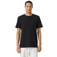Koton 999 Erkek Siyah Basic Bisiklet Yaka Kollu T-shirt