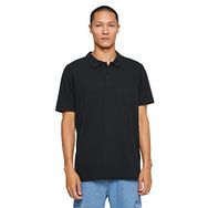 Koton 999 Erkek Siyah Basic Tişört Polo Yaka Düğmeli T-shirt