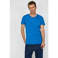Koton 9YAM12314LK Kırmızı Bisiklet Yaka Kısa Kollu Cep Detaylı Erkek T-Shirt