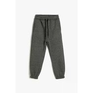 Koton Erkek Cocuk Basic Jogger Esofman Alti Beli Baglamali Cepli Sardonlu