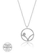 Kovac 925 Ayar Gümüş Swarovski Zirconia Taşlı Kadın Kolye