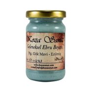 Koza Pigment Gök Mavi Ezilmiş Boya 105 cc Ebru Boyası