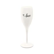 Koziol 100 ml Superglass Love Beyaz Kadeh