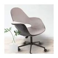Kozza Home Organıc Krom Gri Çalışma Sandalye