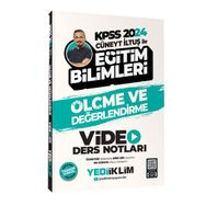 KPSS 2024 Eğitim Bilimleri Cüneyt İltuş ile Ölçme Ve Değerlendirme Video Ders Notları - Yediiklim Yayınları