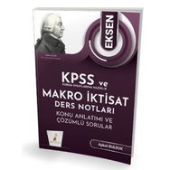 KPSS A ve Kurum Sınavlarına Hazırlık Eksen Makro İktisat Ders Notları Konu Anlatımı Çözümlü Sorular - Pelikan Yayınları