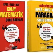KPSS ALES DGS Kolay Matematik + Ezberbozan Problemler + Paragraf Soru Pegem Akademi Yayınları